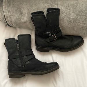 Black UGG short boots